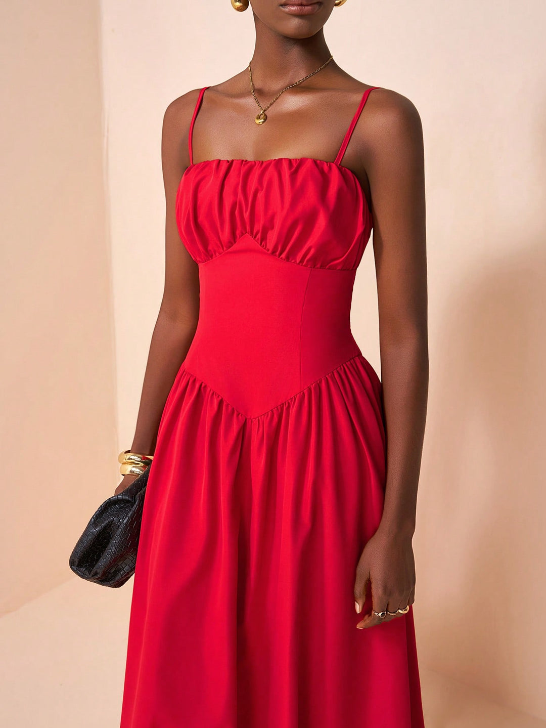 Rochie maxi SHEIN, roșu
