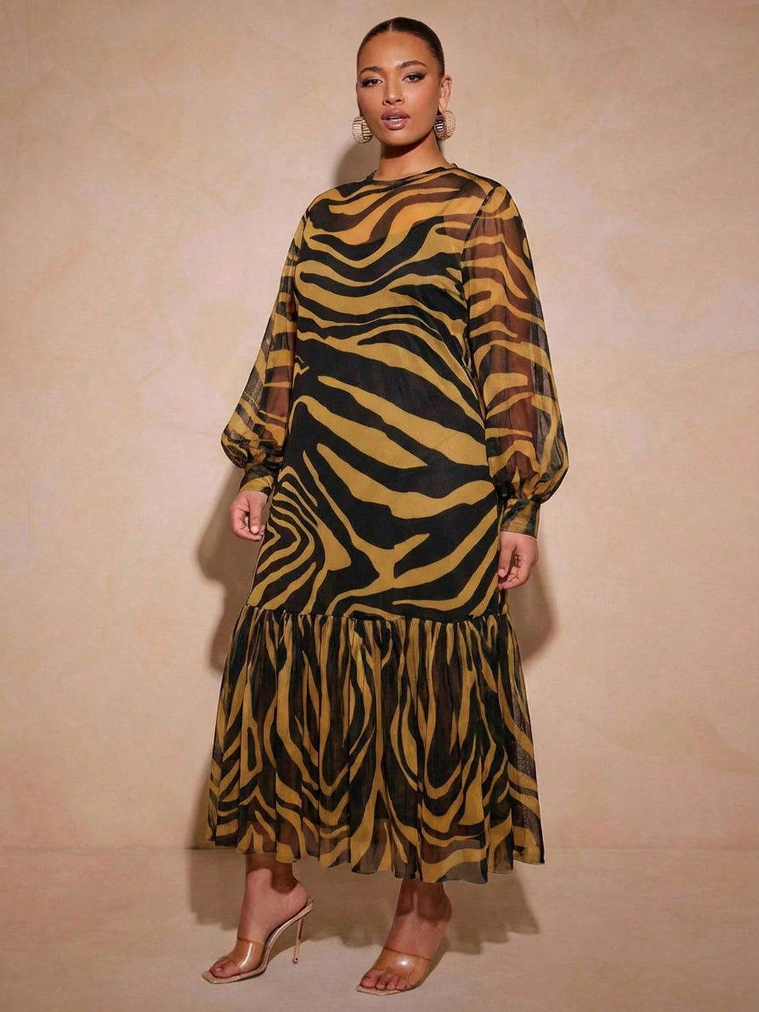 Rochie maxi SHEIN, mix culori