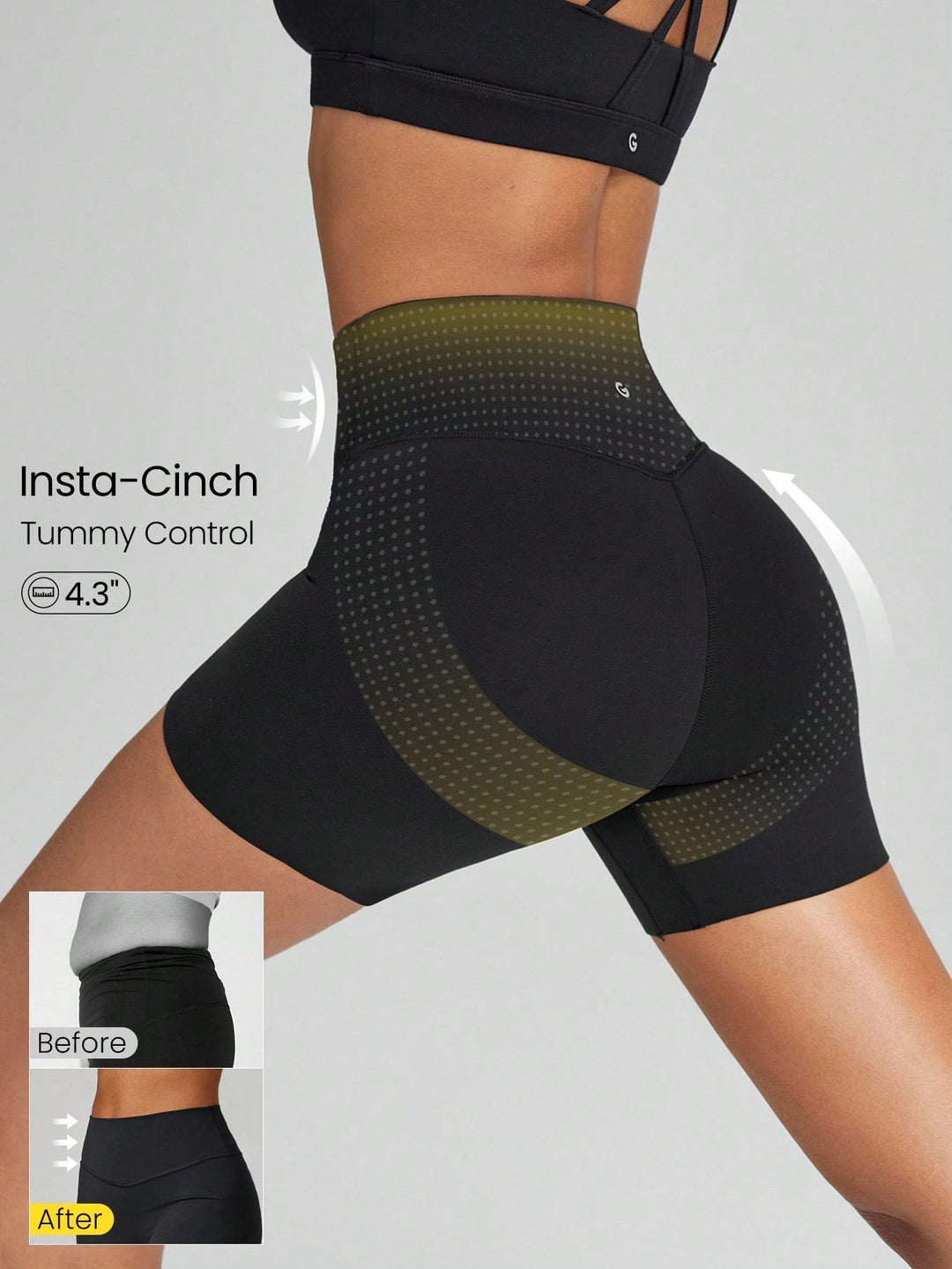 Pantaloni scurți SHEIN, negru