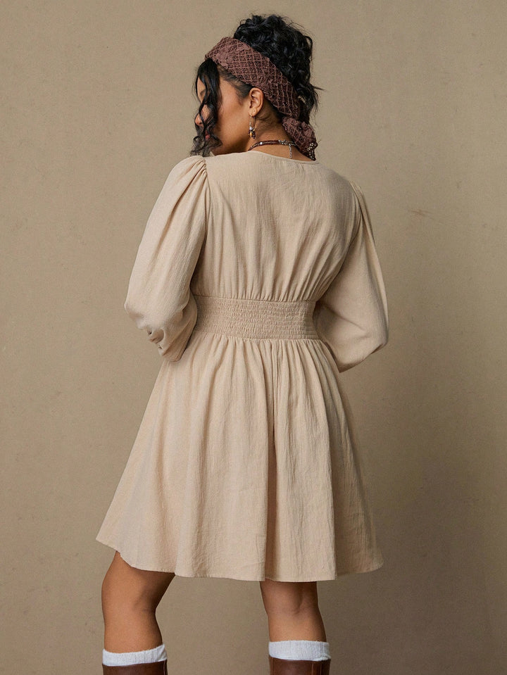 Rochie SHEIN, kaki