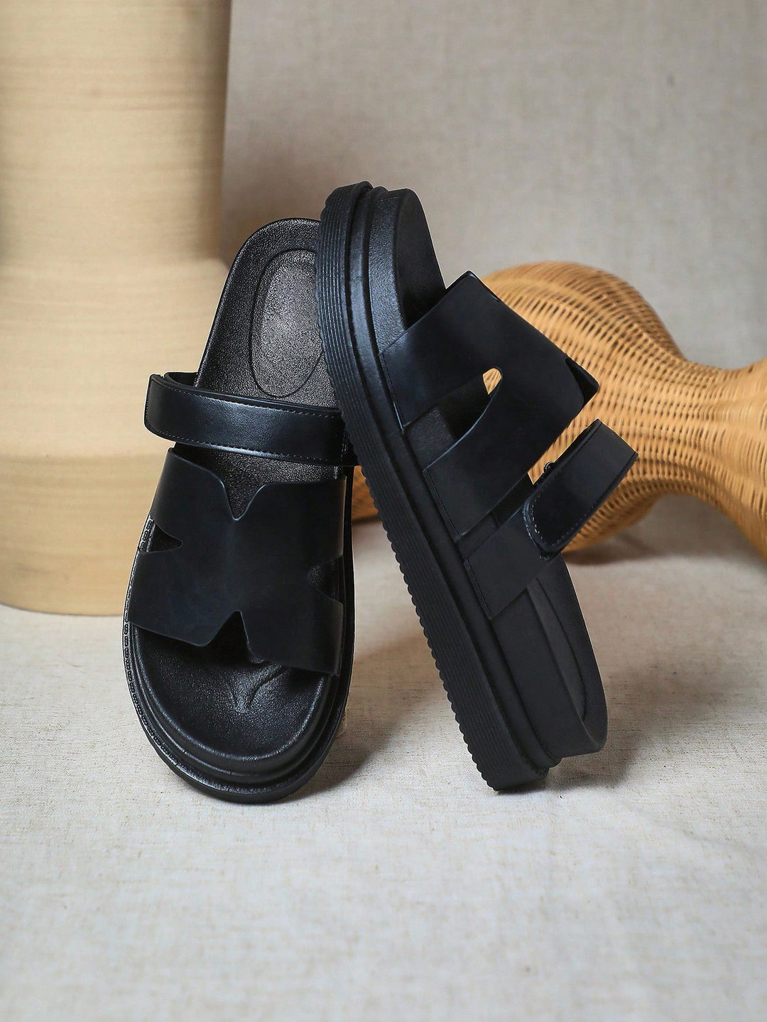 Sandale SHEIN, negru