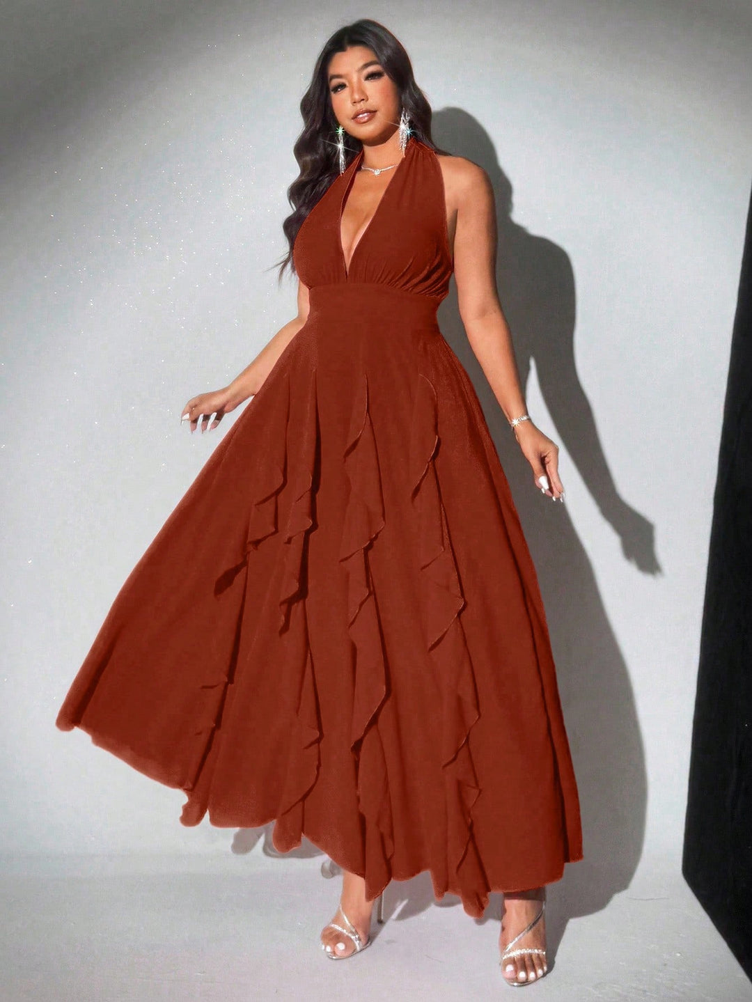 Rochie SHEIN, portocaliu