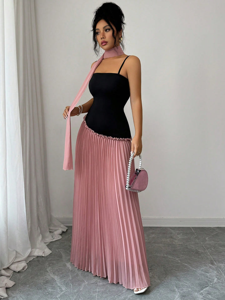 Rochie maxi SHEIN, mix culori