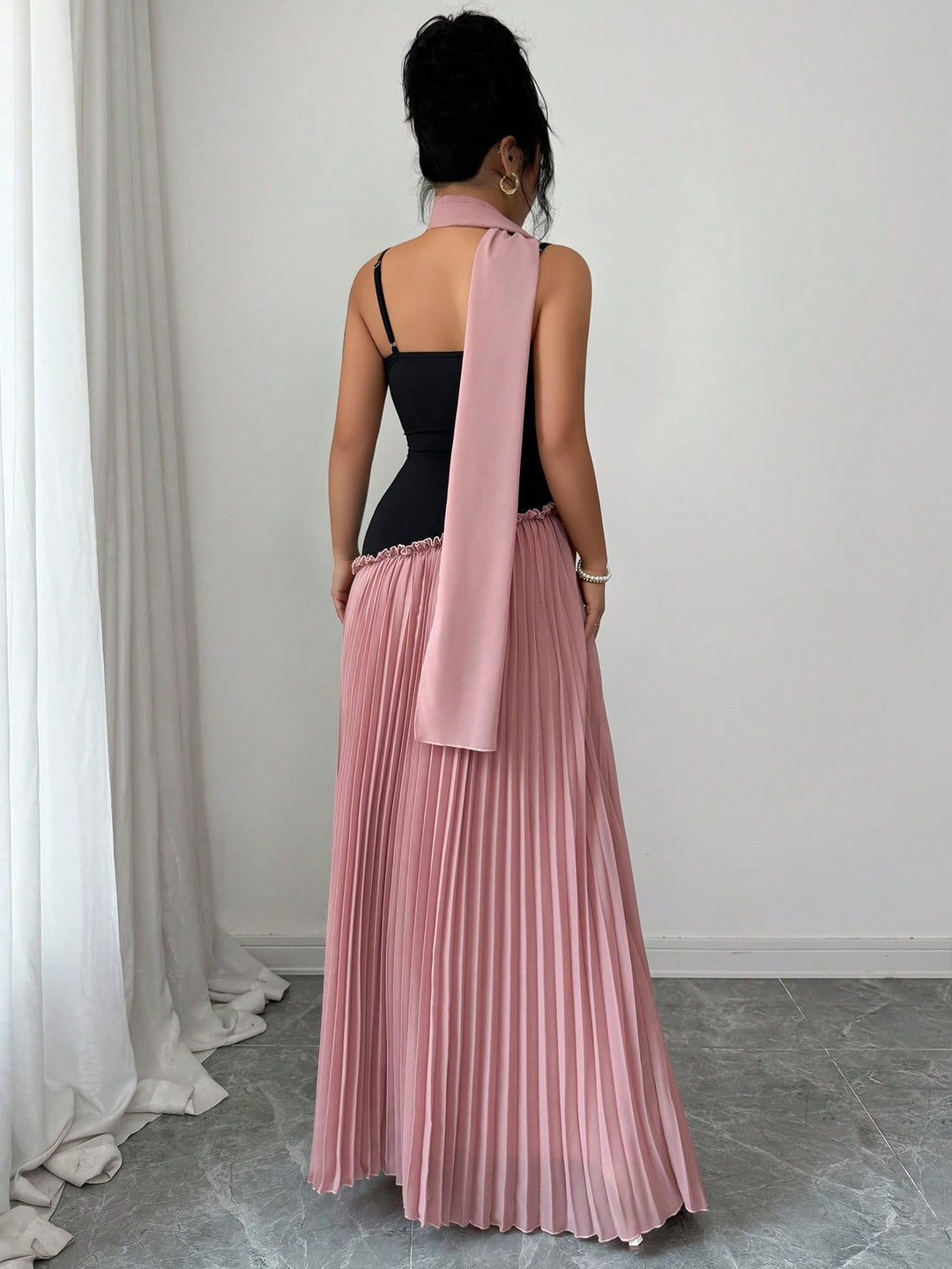 Rochie maxi SHEIN, mix culori