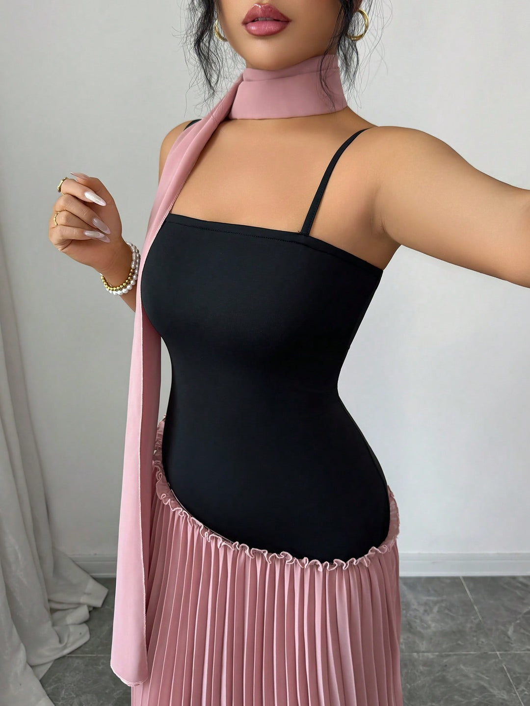 Rochie maxi SHEIN, mix culori