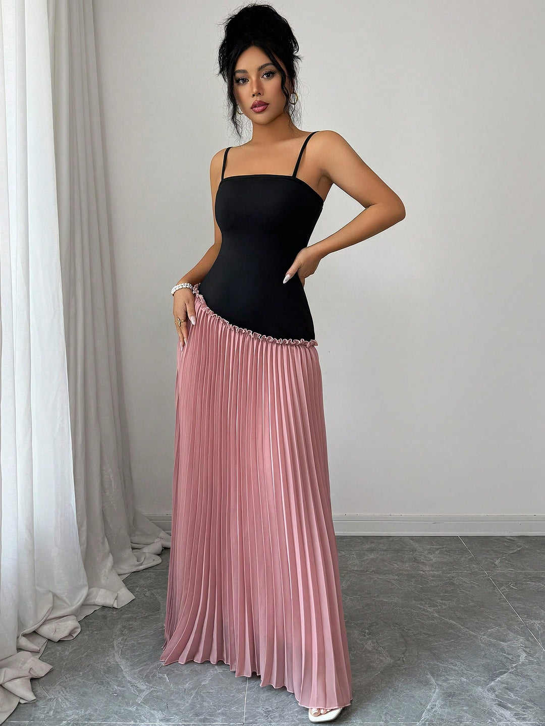 Rochie maxi SHEIN, mix culori