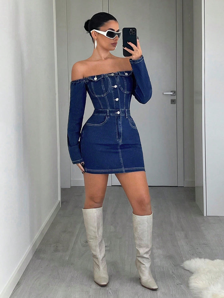 Rochie SHEIN, albastru