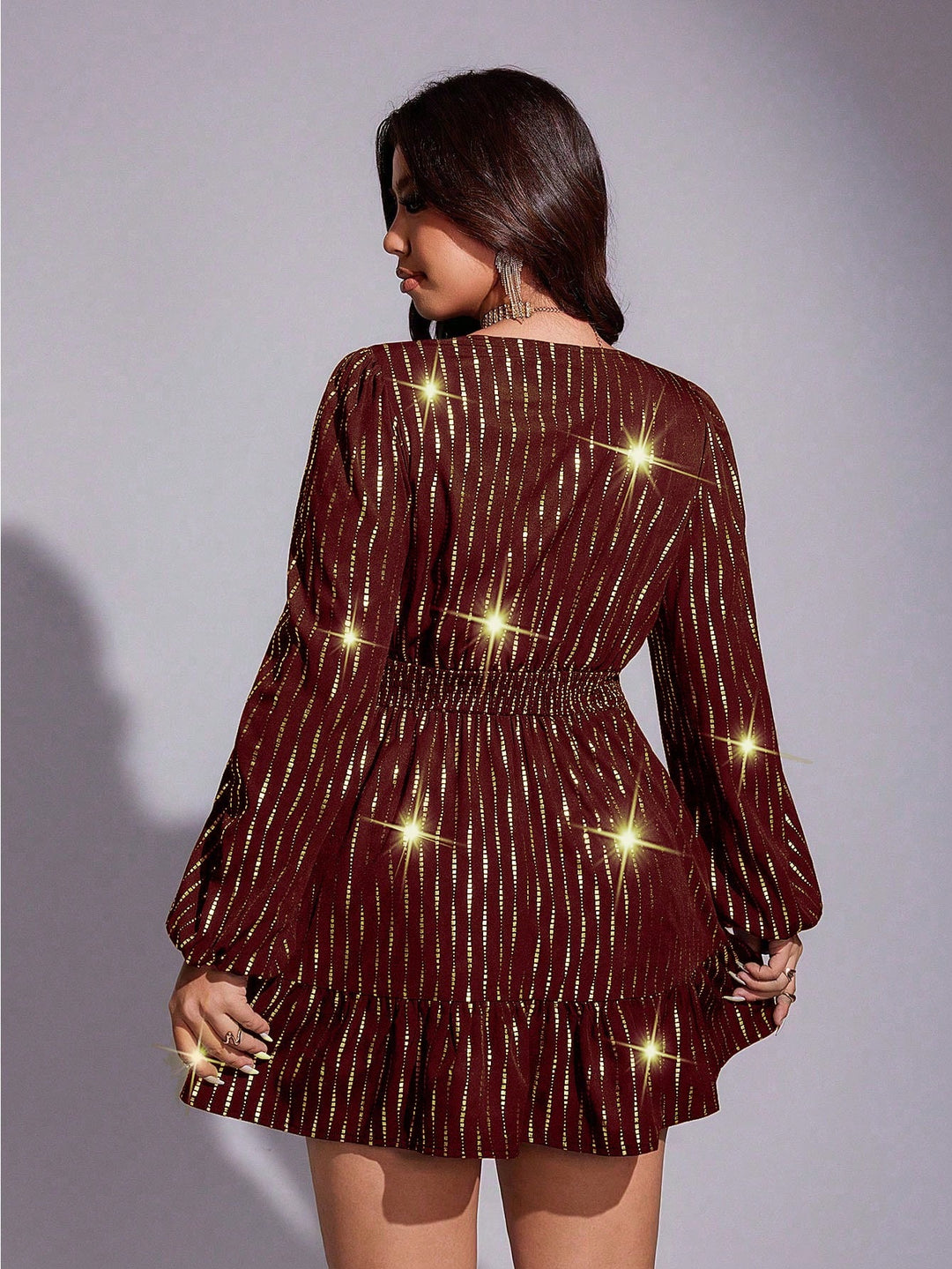 Rochie mini SHEIN, vișiniu