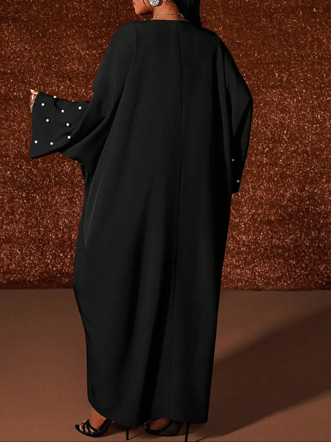 Shein maxi ruha, fekete