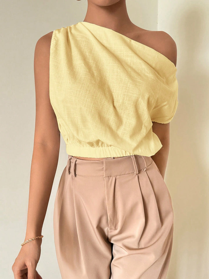 Top SHEIN, galben