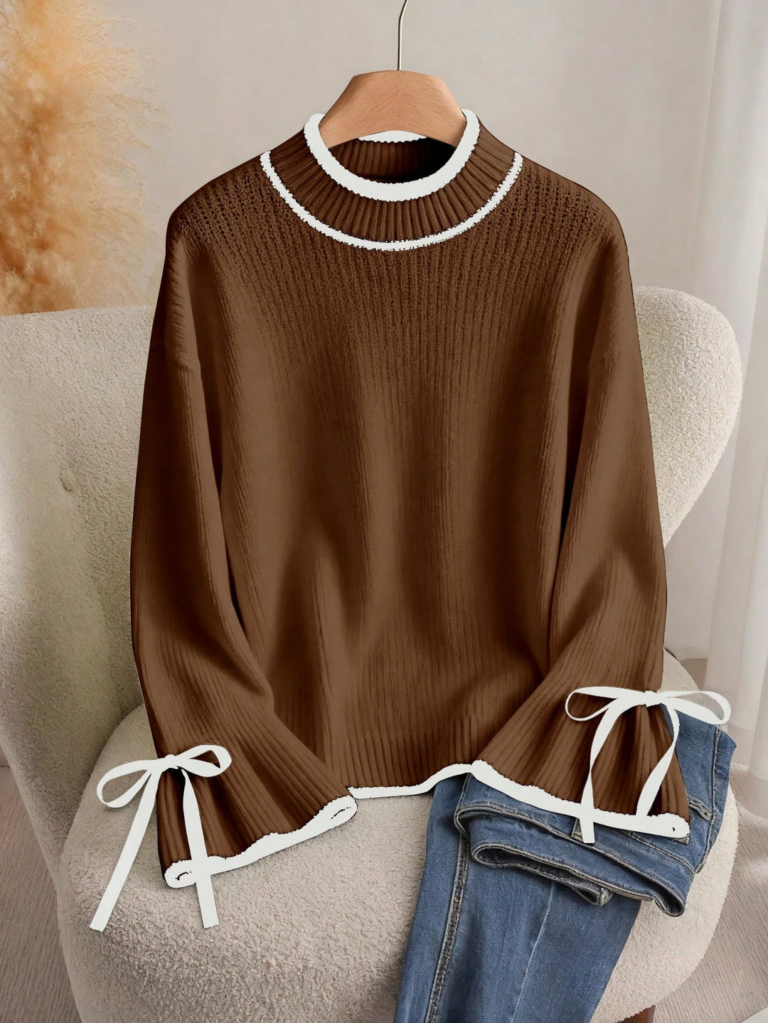 Pulover SHEIN, maro