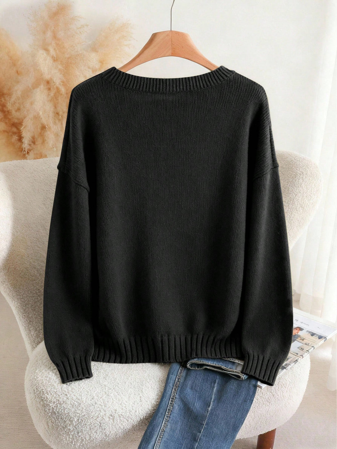 Pulover SHEIN, negru