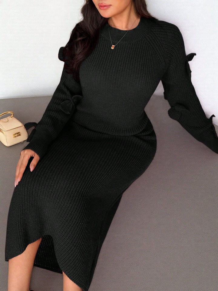 SHEIN maxi ruha, fekete