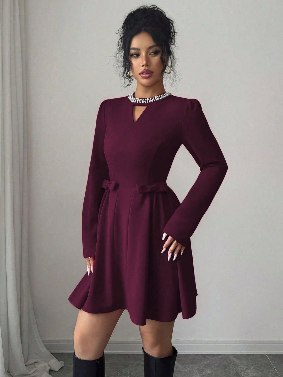 Rochie mini SHEIN, vișiniu