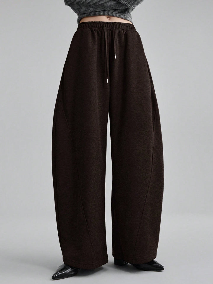 Pantaloni SHEIN, maro
