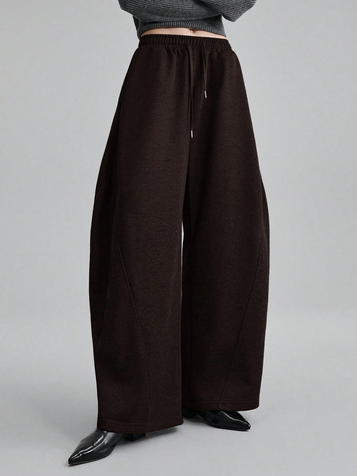 Pantaloni SHEIN, maro