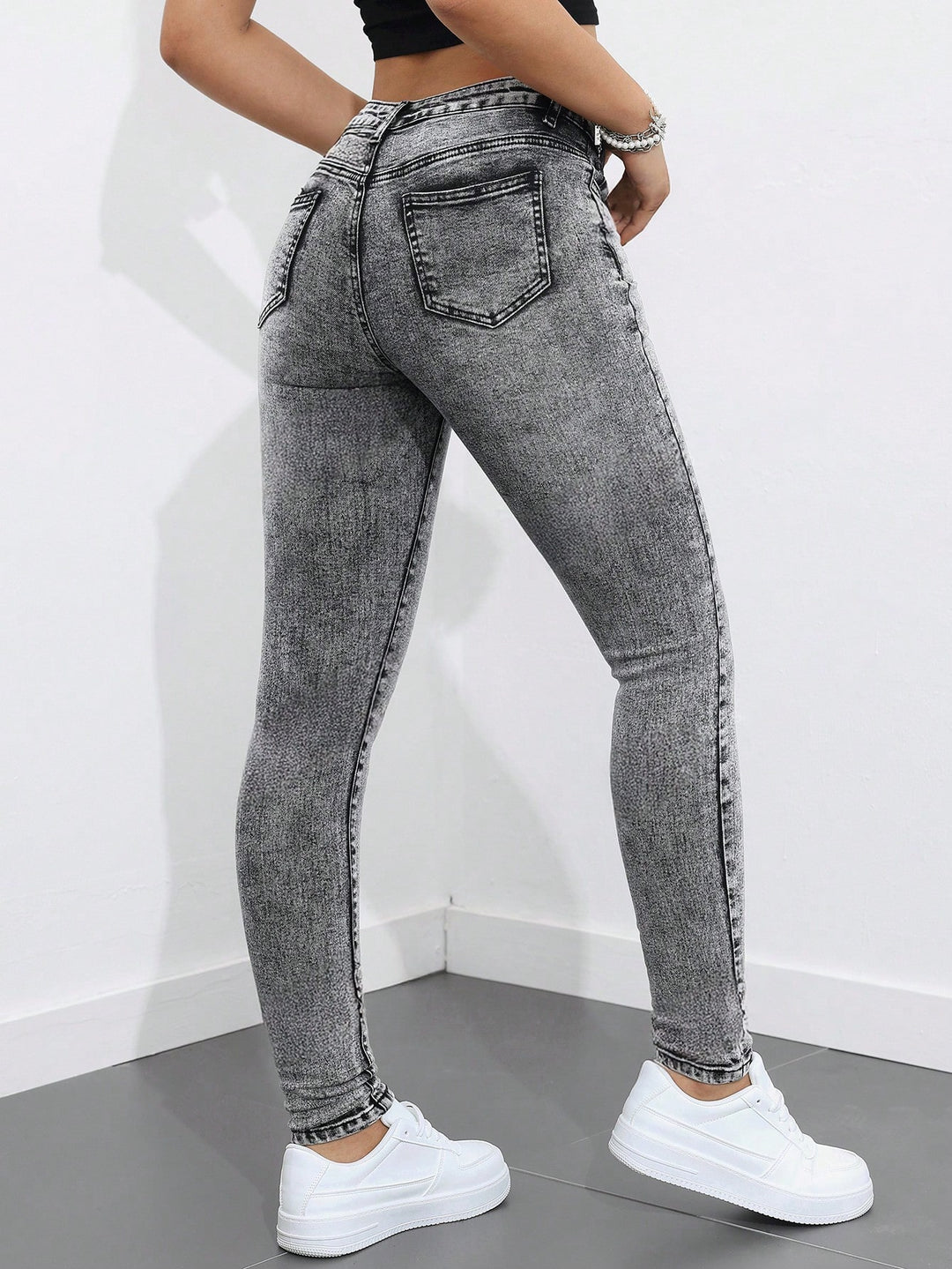 Jeans SHEIN, gri