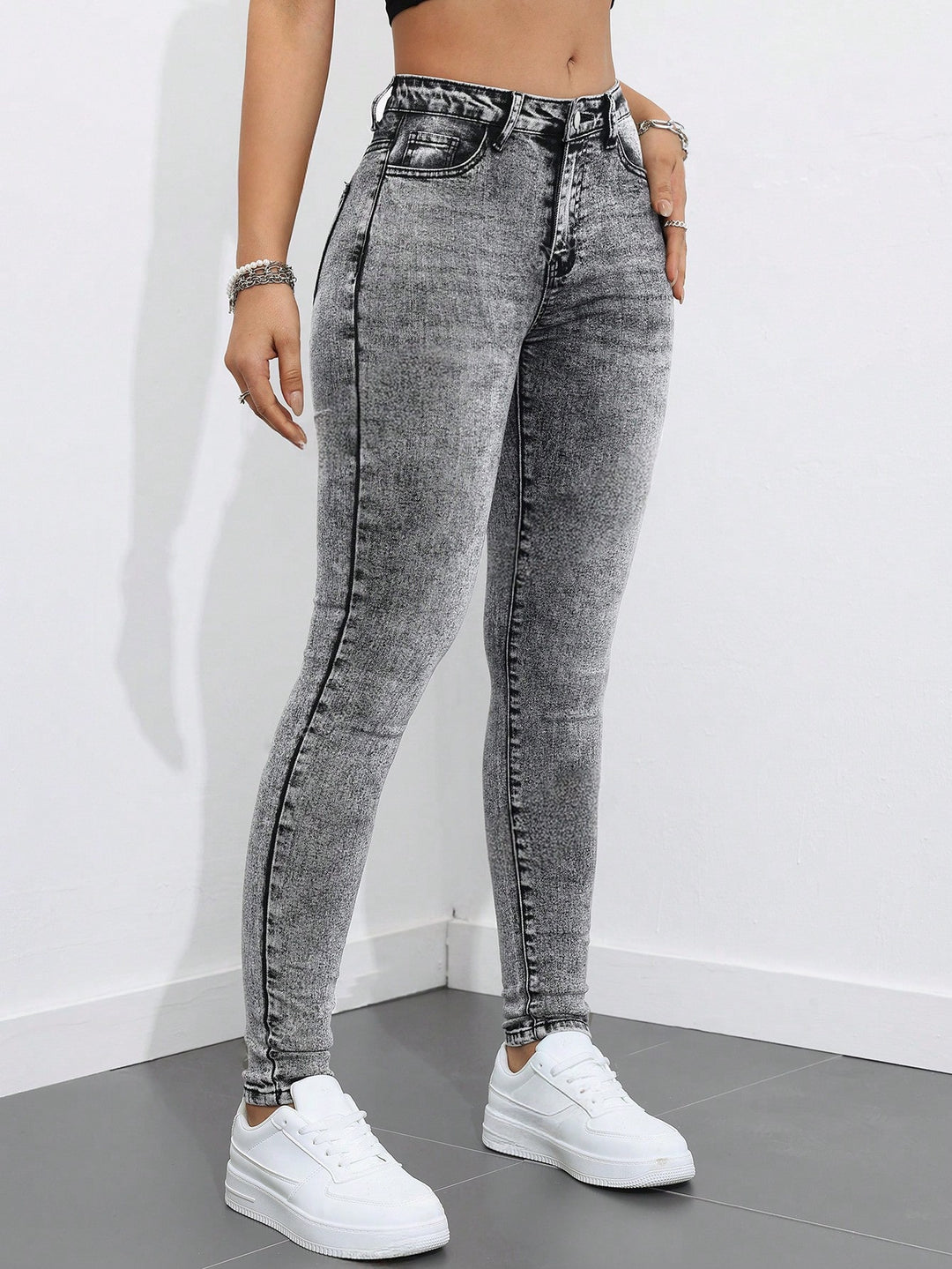 Jeans SHEIN, gri
