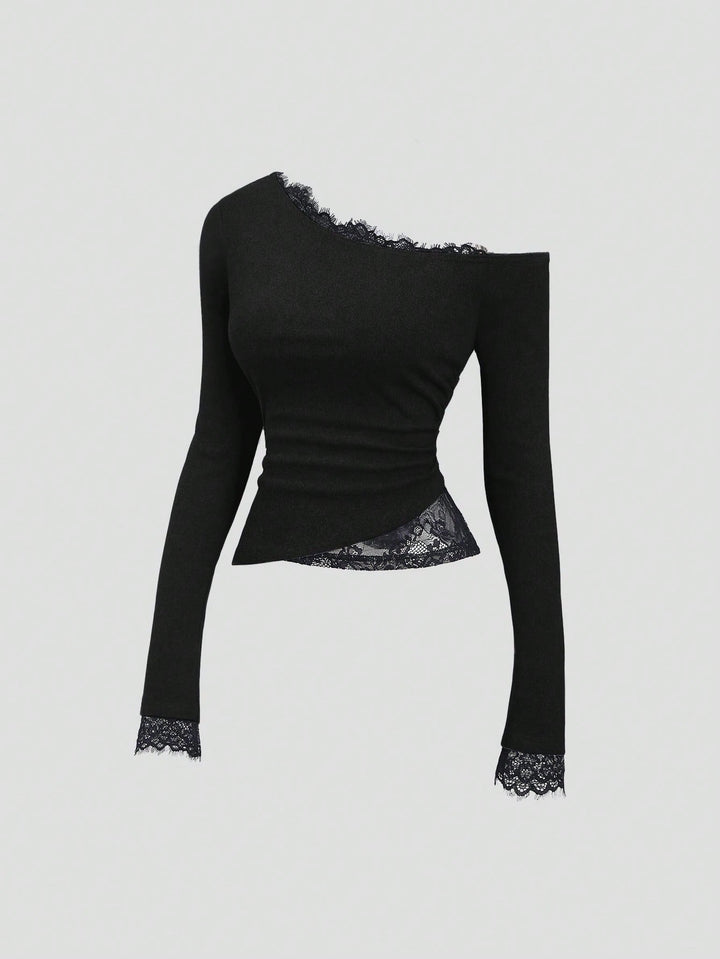 Top SHEIN, negru