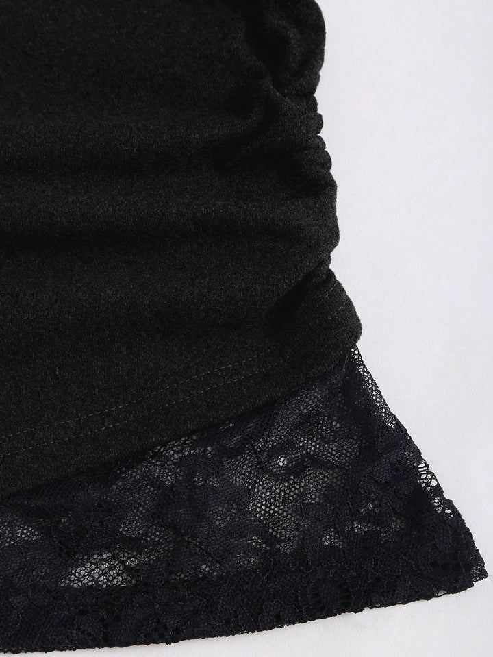 Top SHEIN, negru