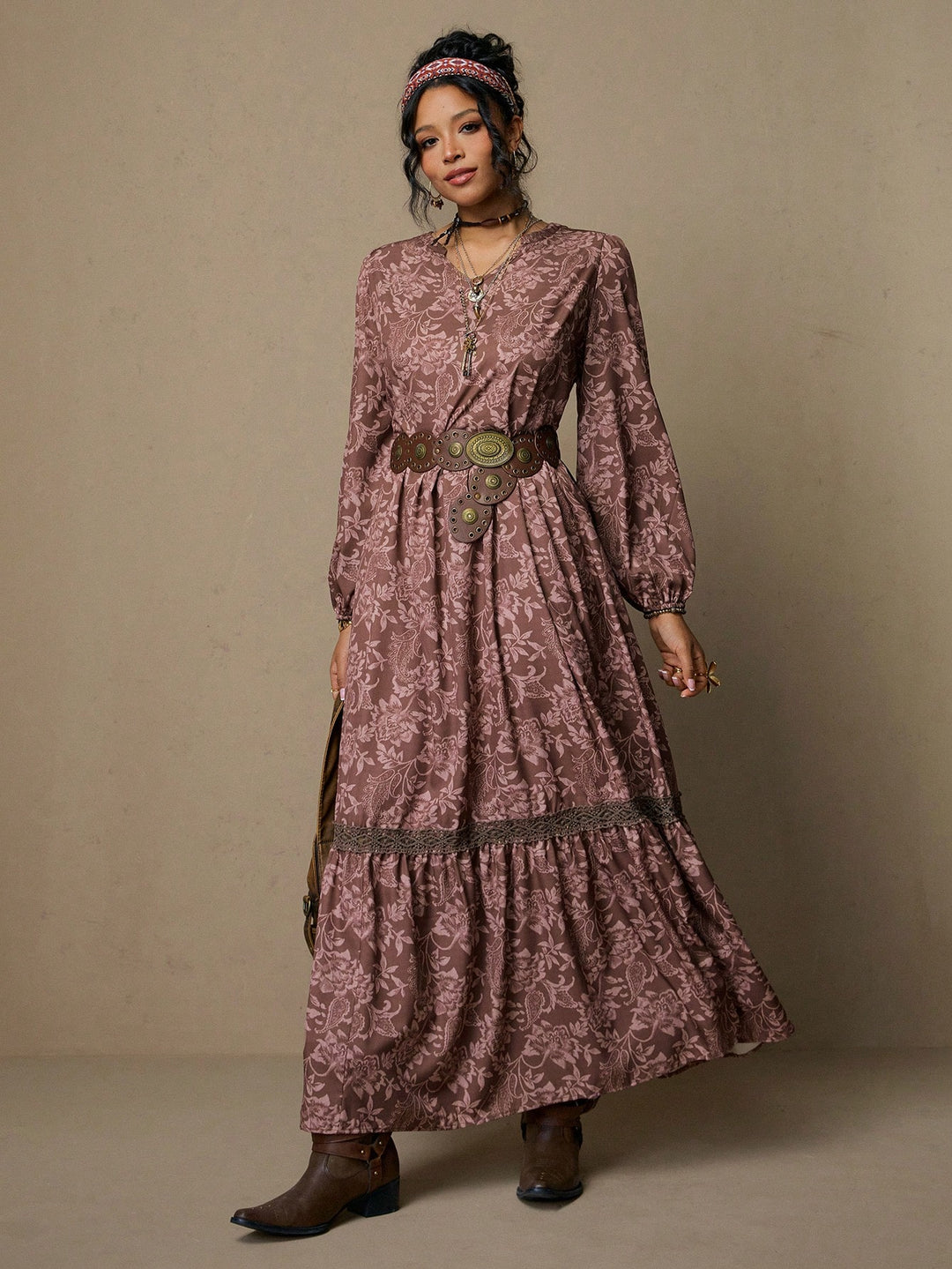 Rochie SHEIN, maro