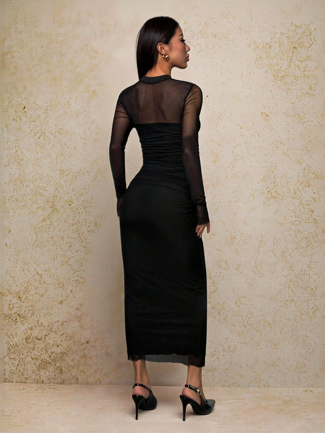 Rochie maxi SHEIN, negru