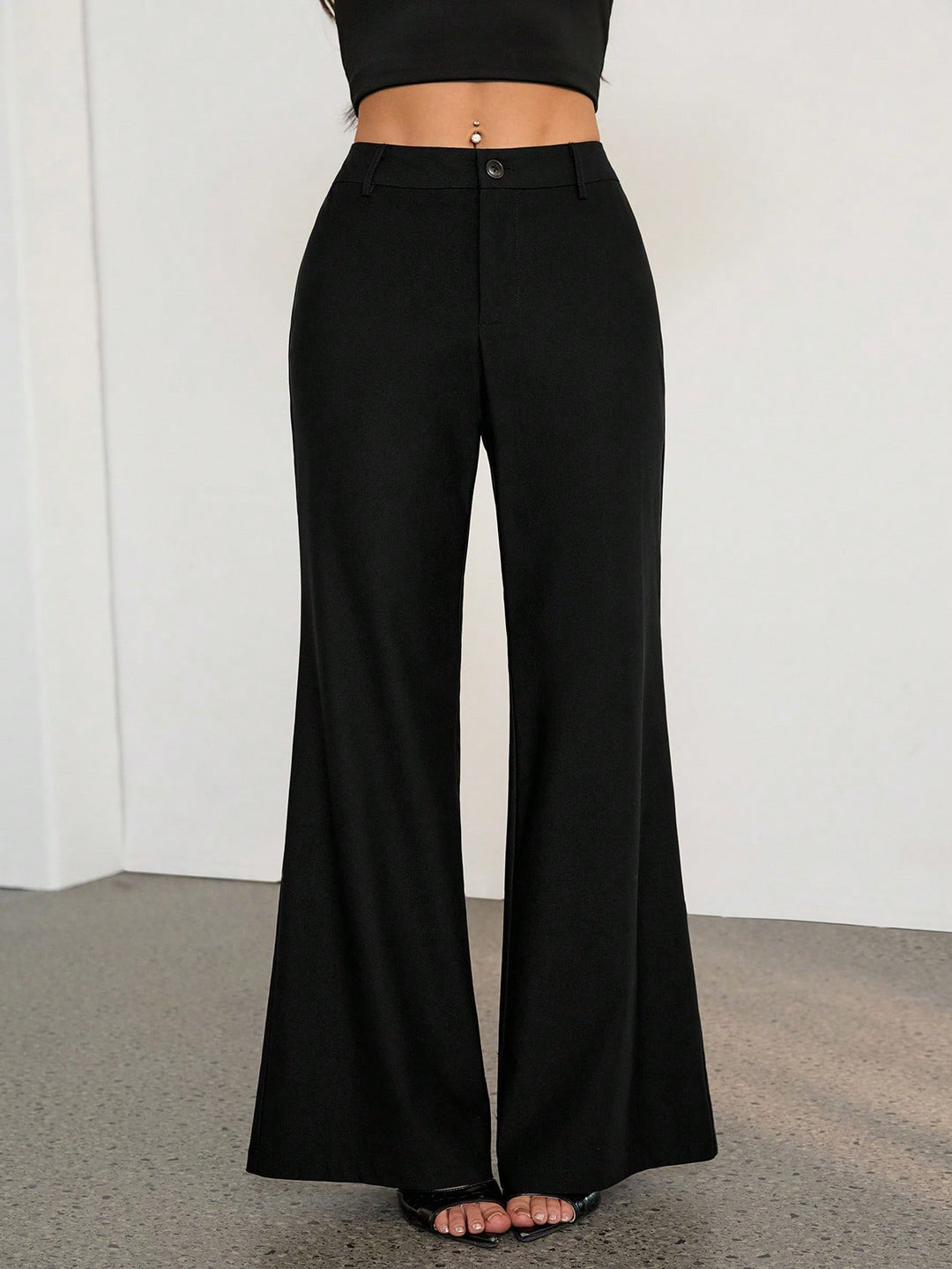 Pantaloni SHEIN, negru