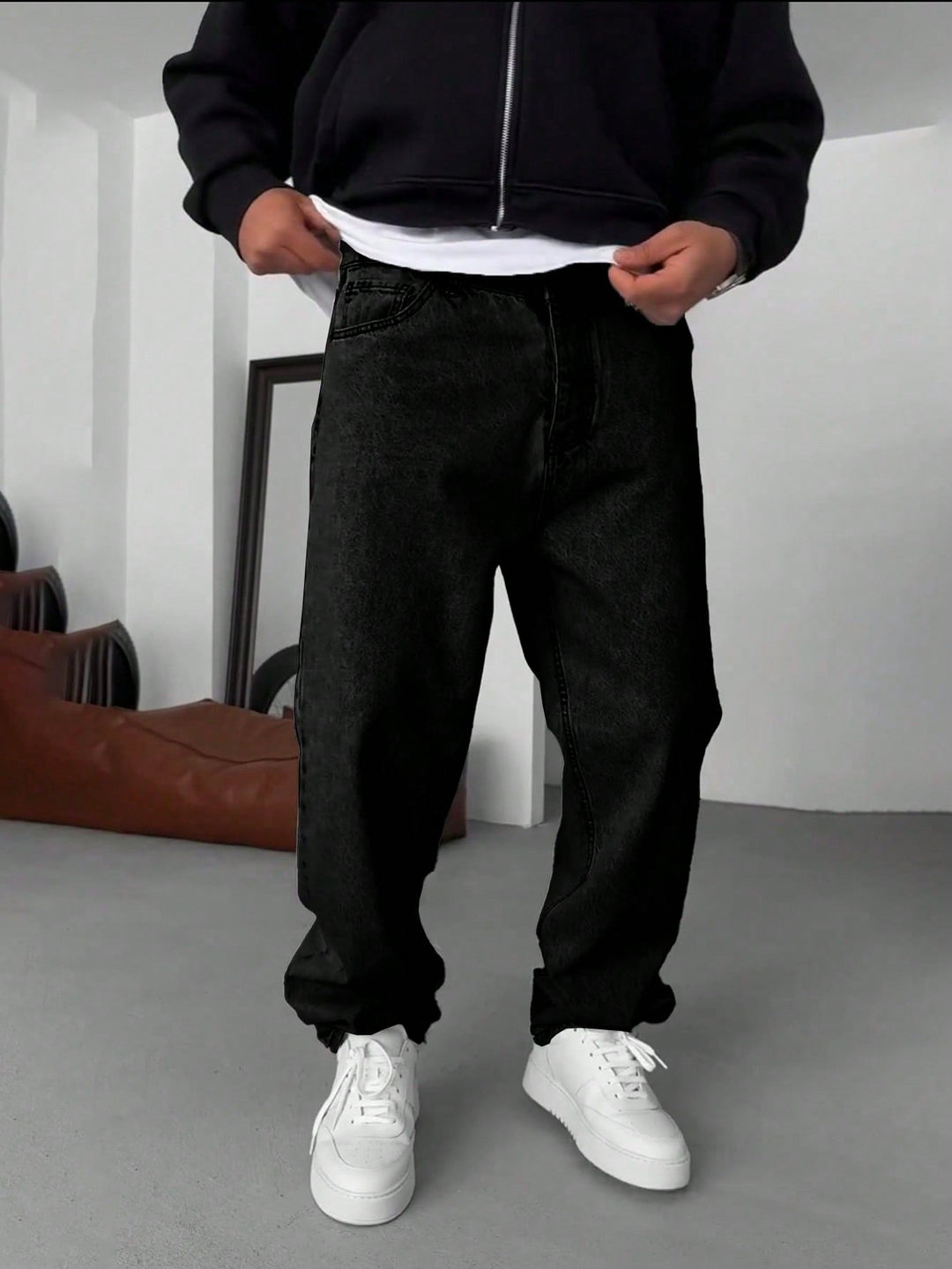 Jeans SHEIN, negru