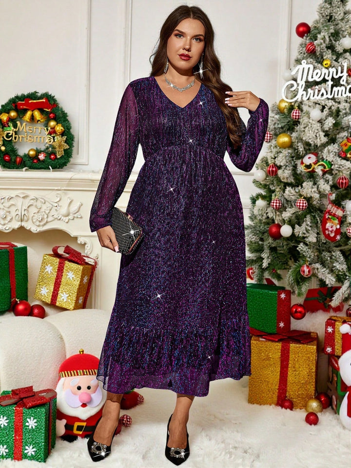 SHEIN maxi ruha, lila