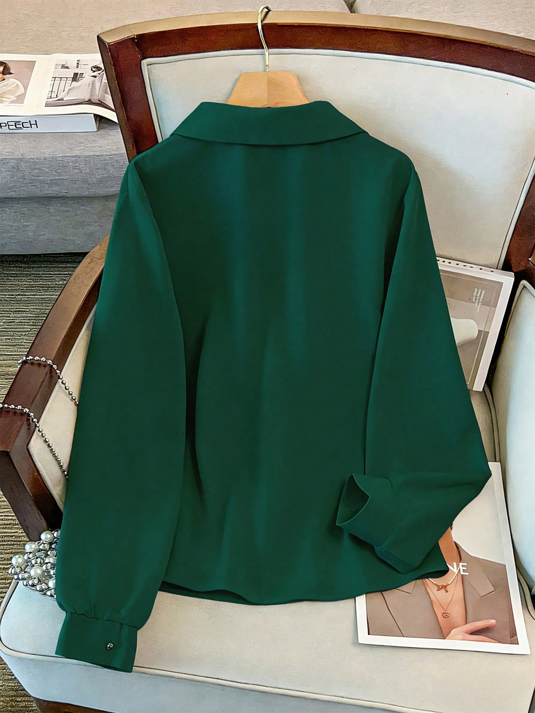 Bluză SHEIN, verde