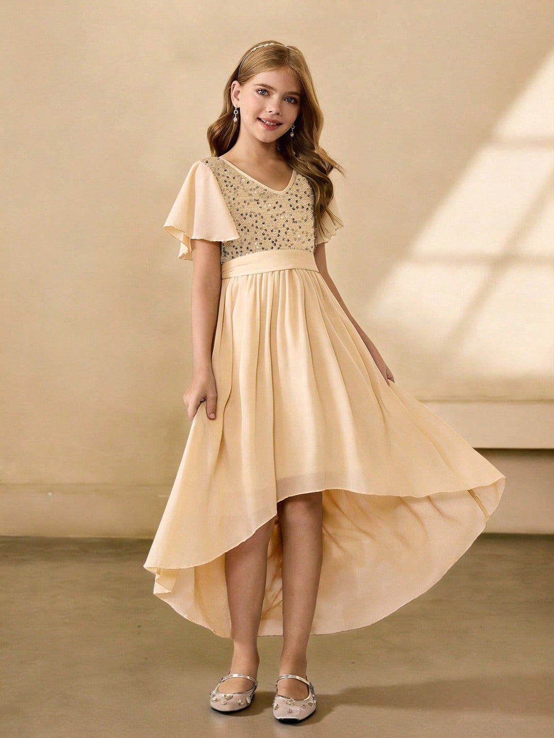 Rochie SHEIN, crem