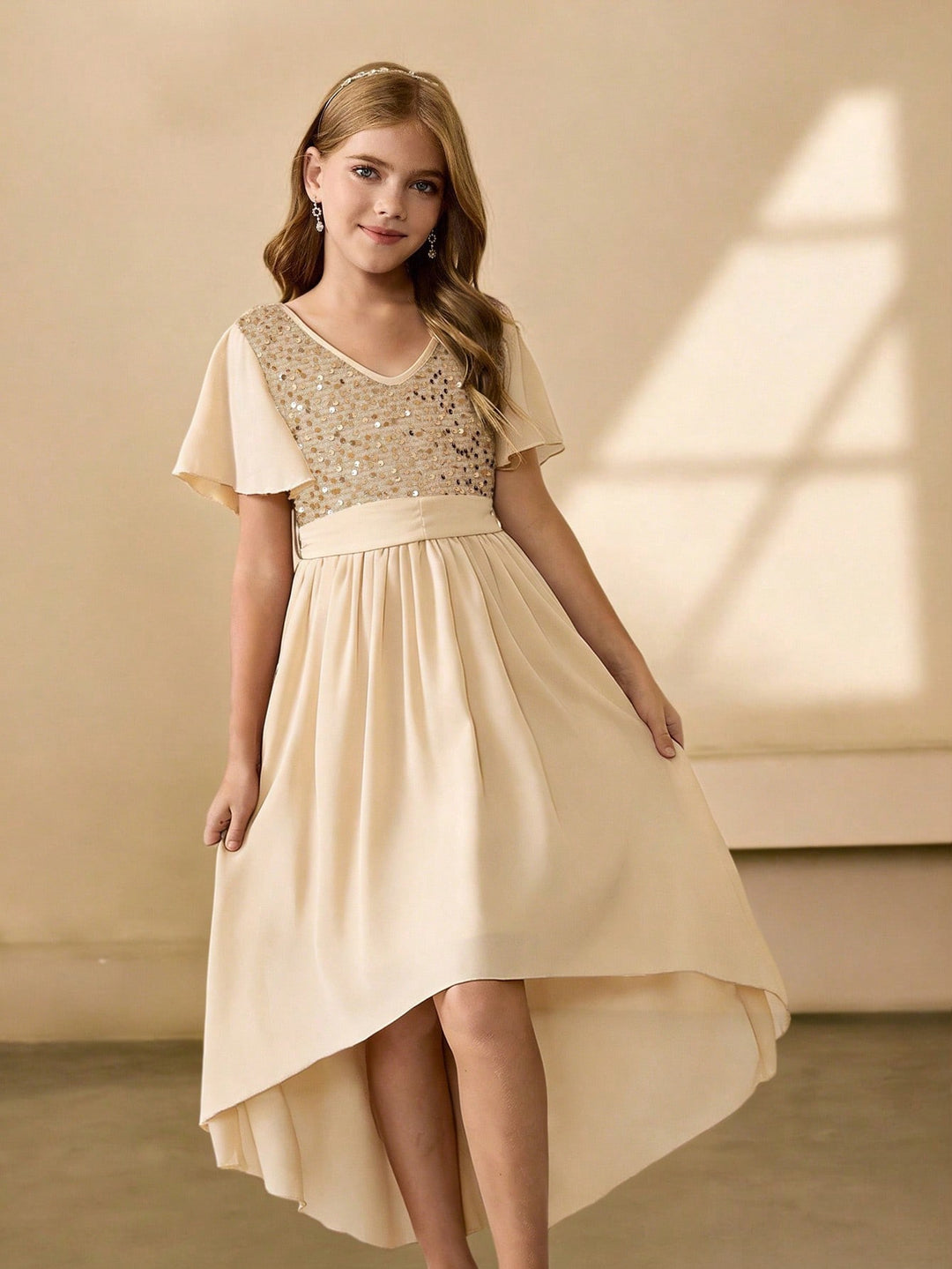 Rochie SHEIN, crem