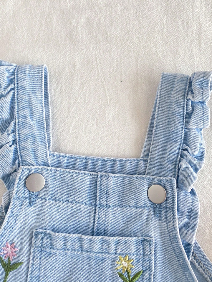 Salopetă denim SHEIN, albastru