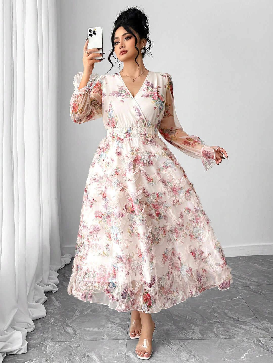 Rochie SHEIN, mix culori