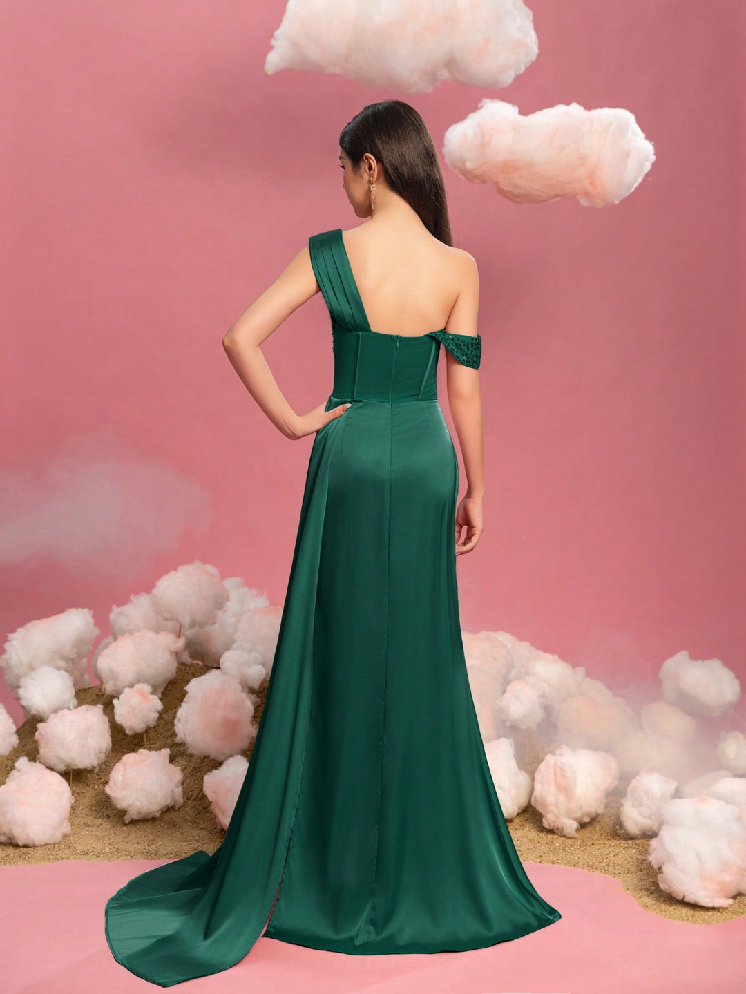 Rochie de seară SHEIN, verde