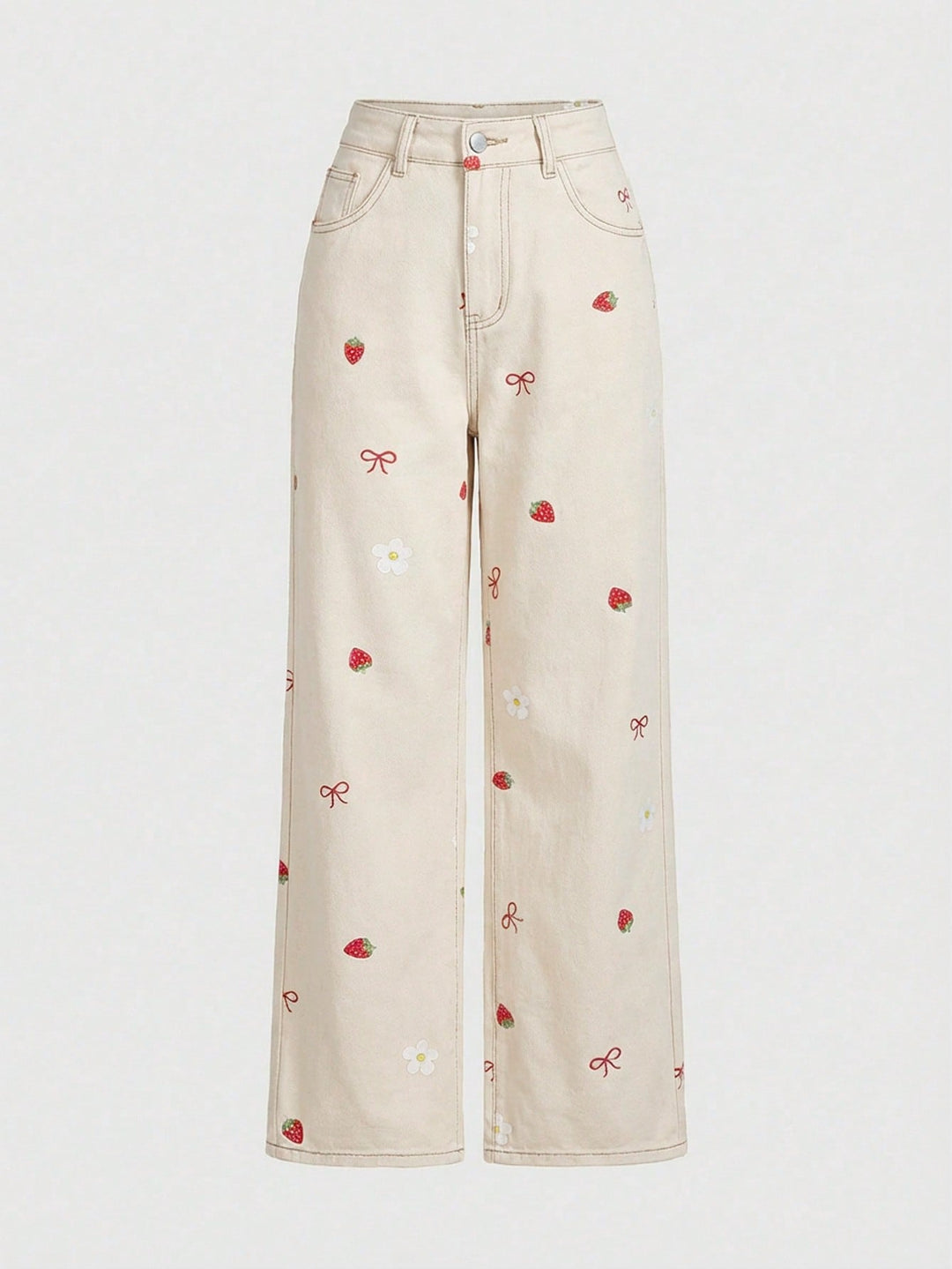 Jeans SHEIN, alb