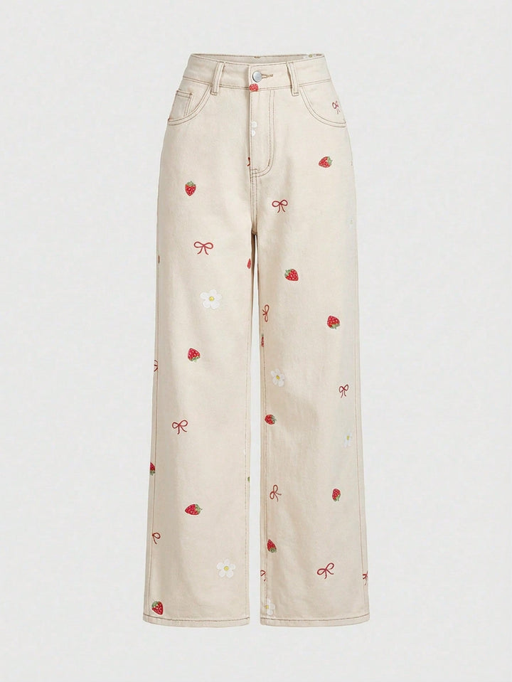 Jeans SHEIN, alb