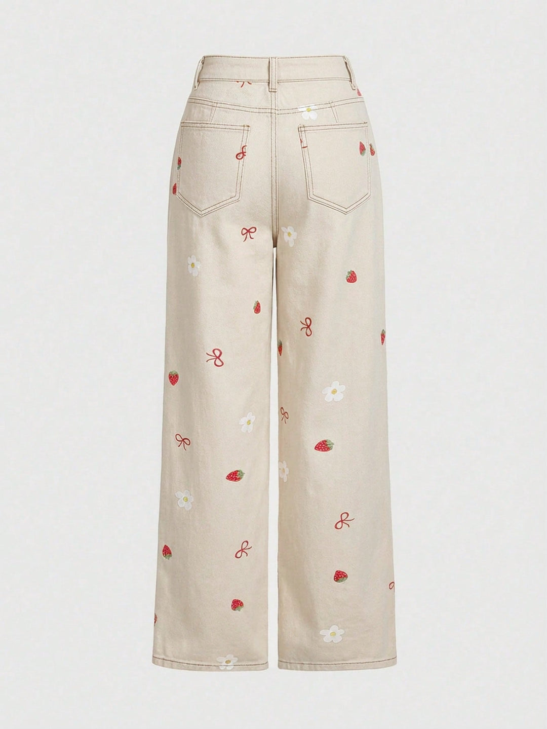 Jeans SHEIN, alb