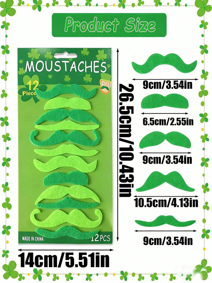 Mustață falsă SHEIN, verde