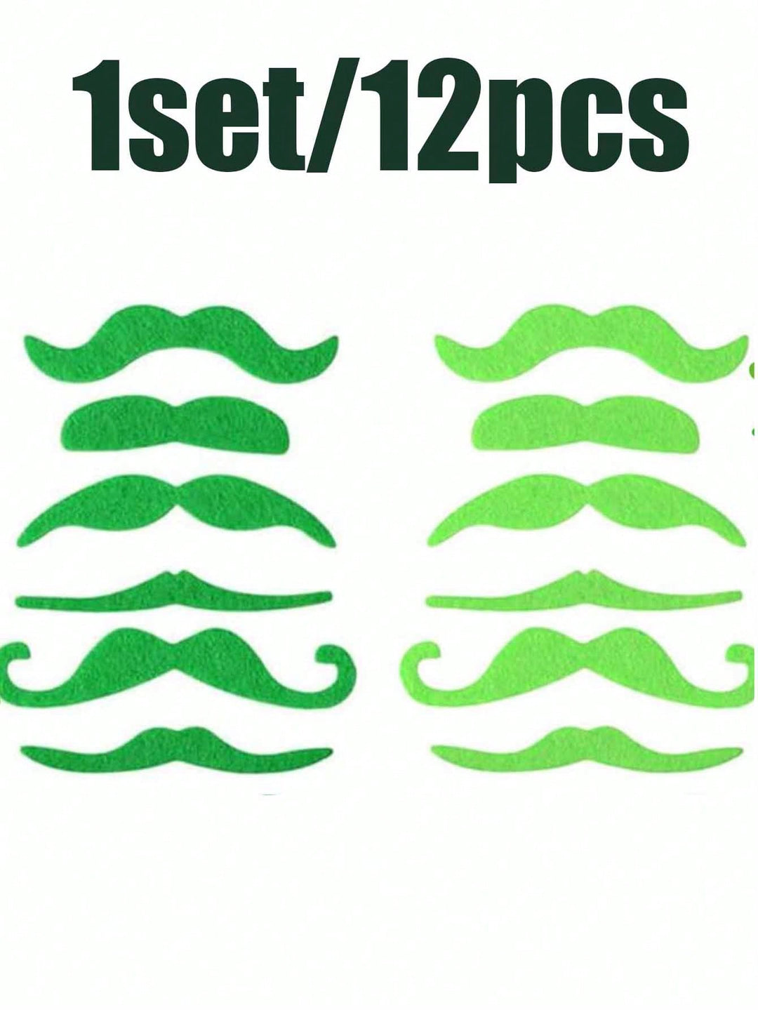 Mustață falsă SHEIN, verde