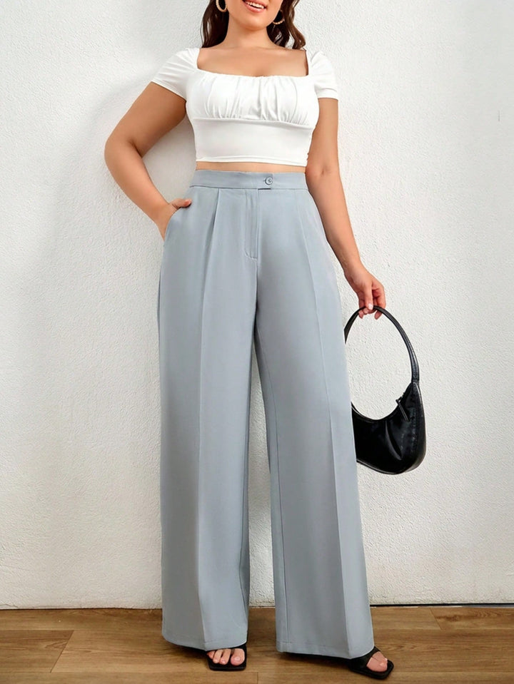 Pantaloni SHEIN, turcoaz