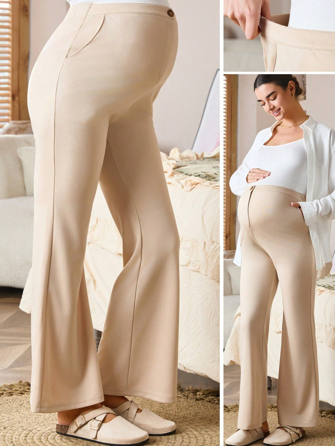 Pantaloni SHEIN, kaki