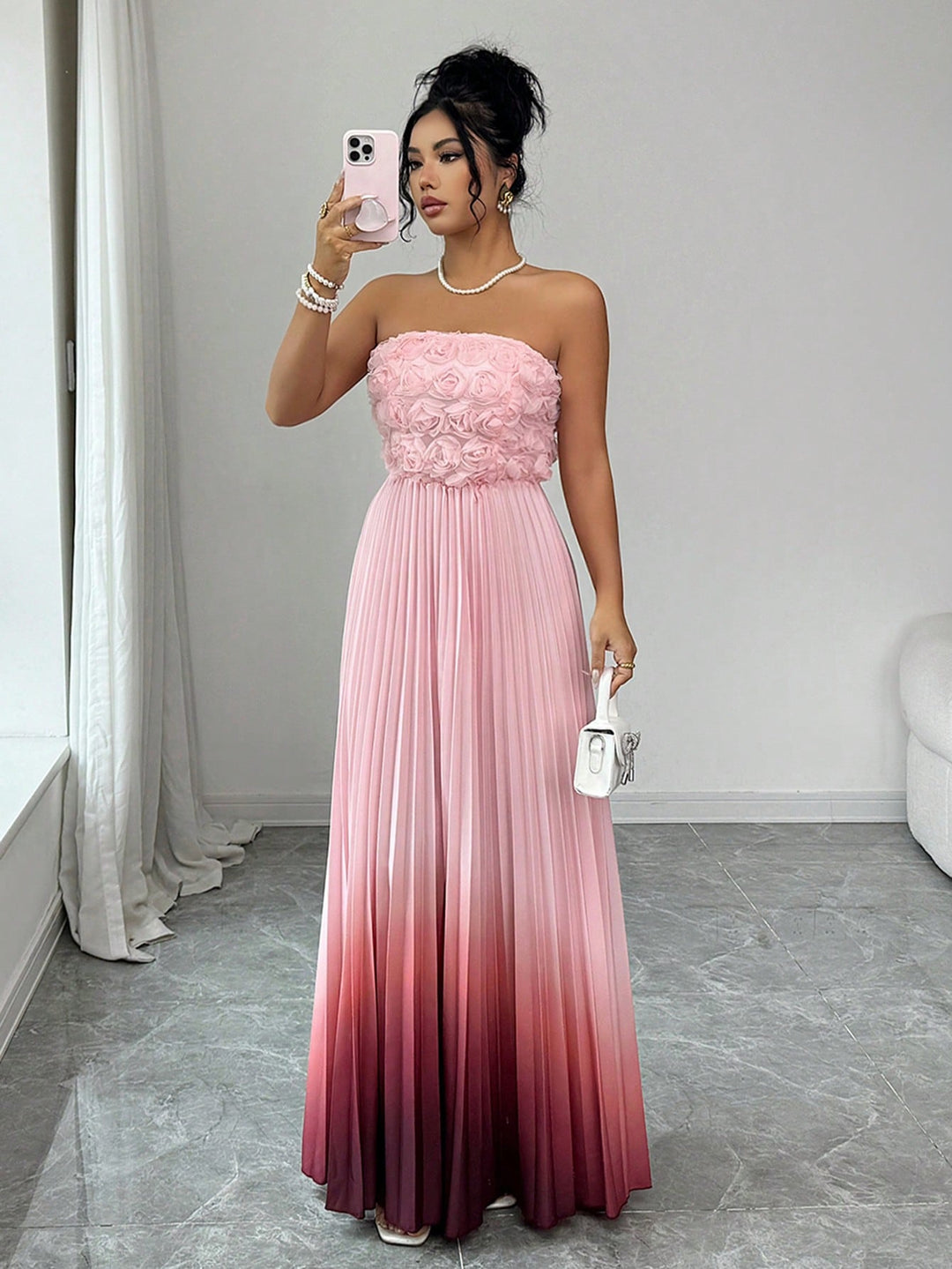 Rochie maxi SHEIN, mix culori