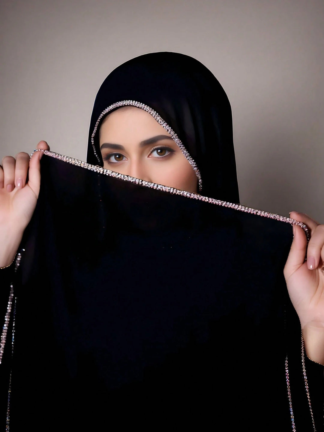 Hijab SHEIN, negru