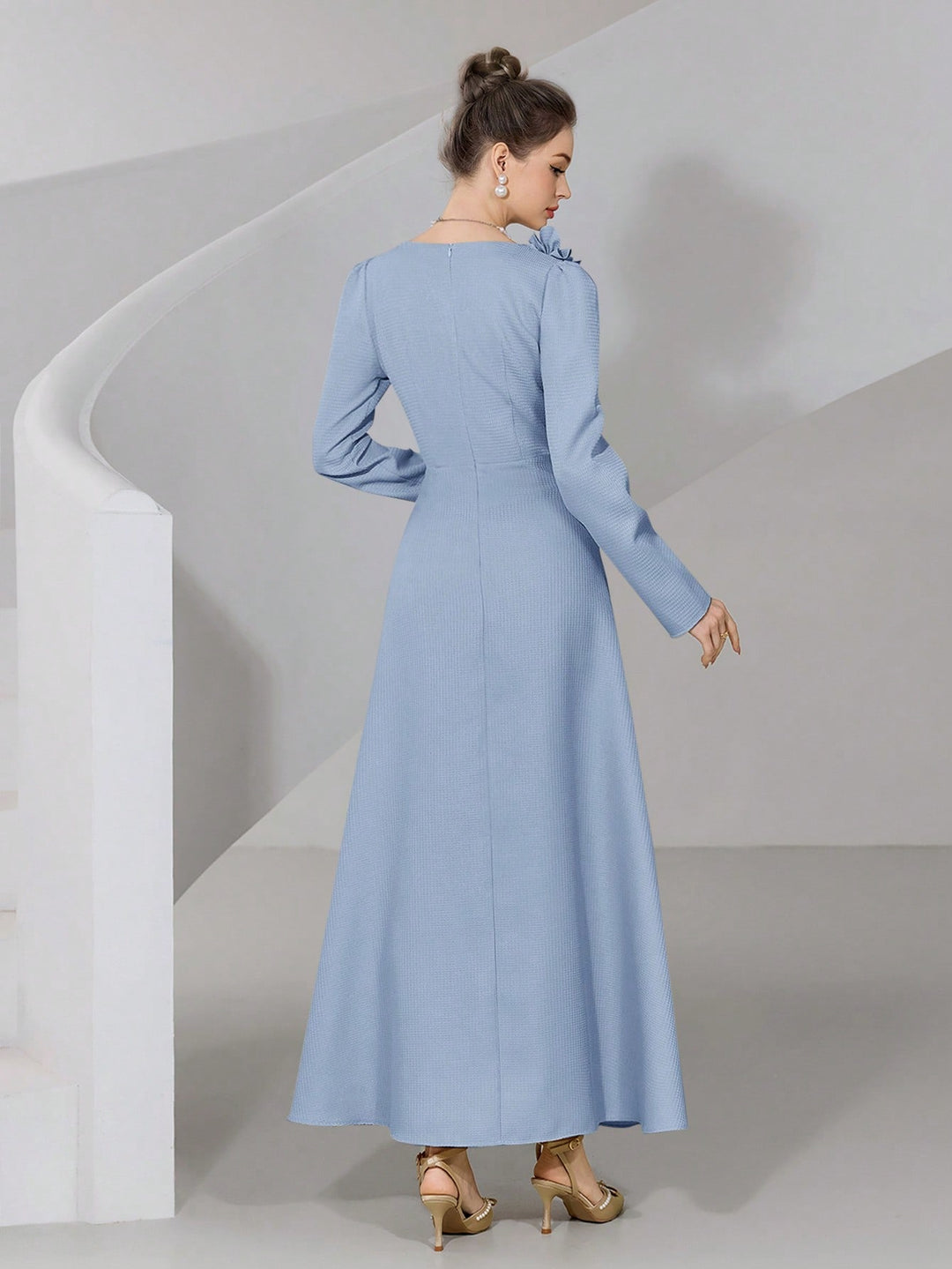 Rochie maxi SHEIN, albastru