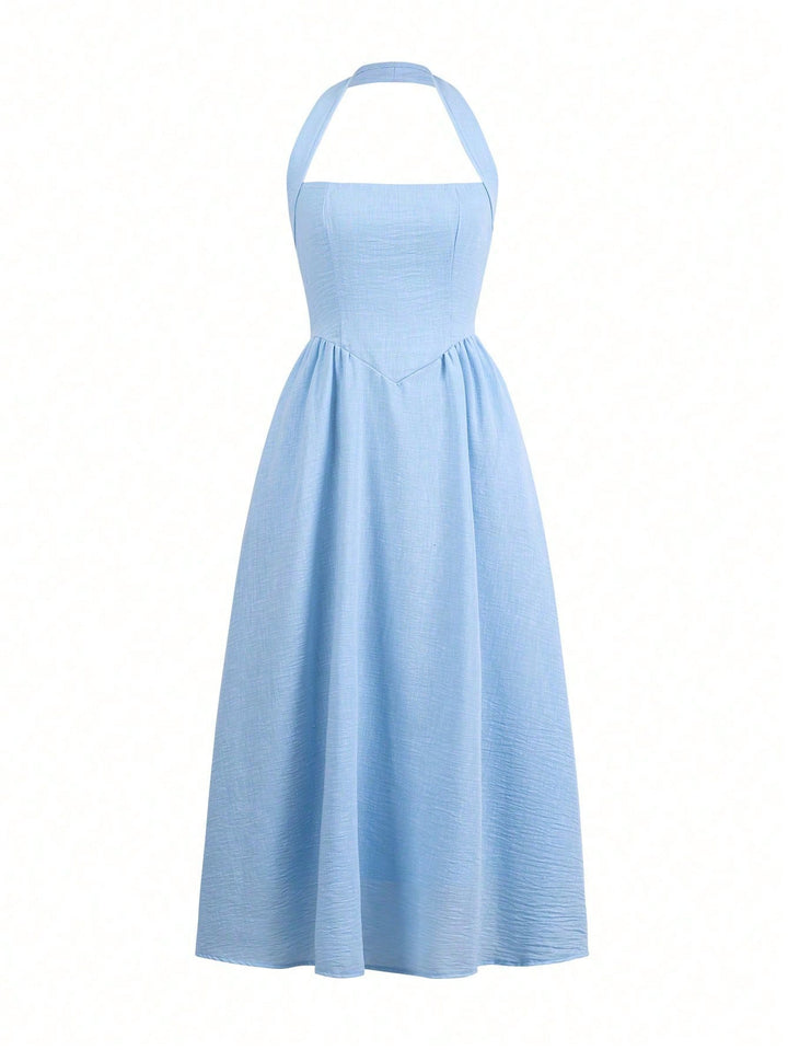 Rochie maxi SHEIN, albastru