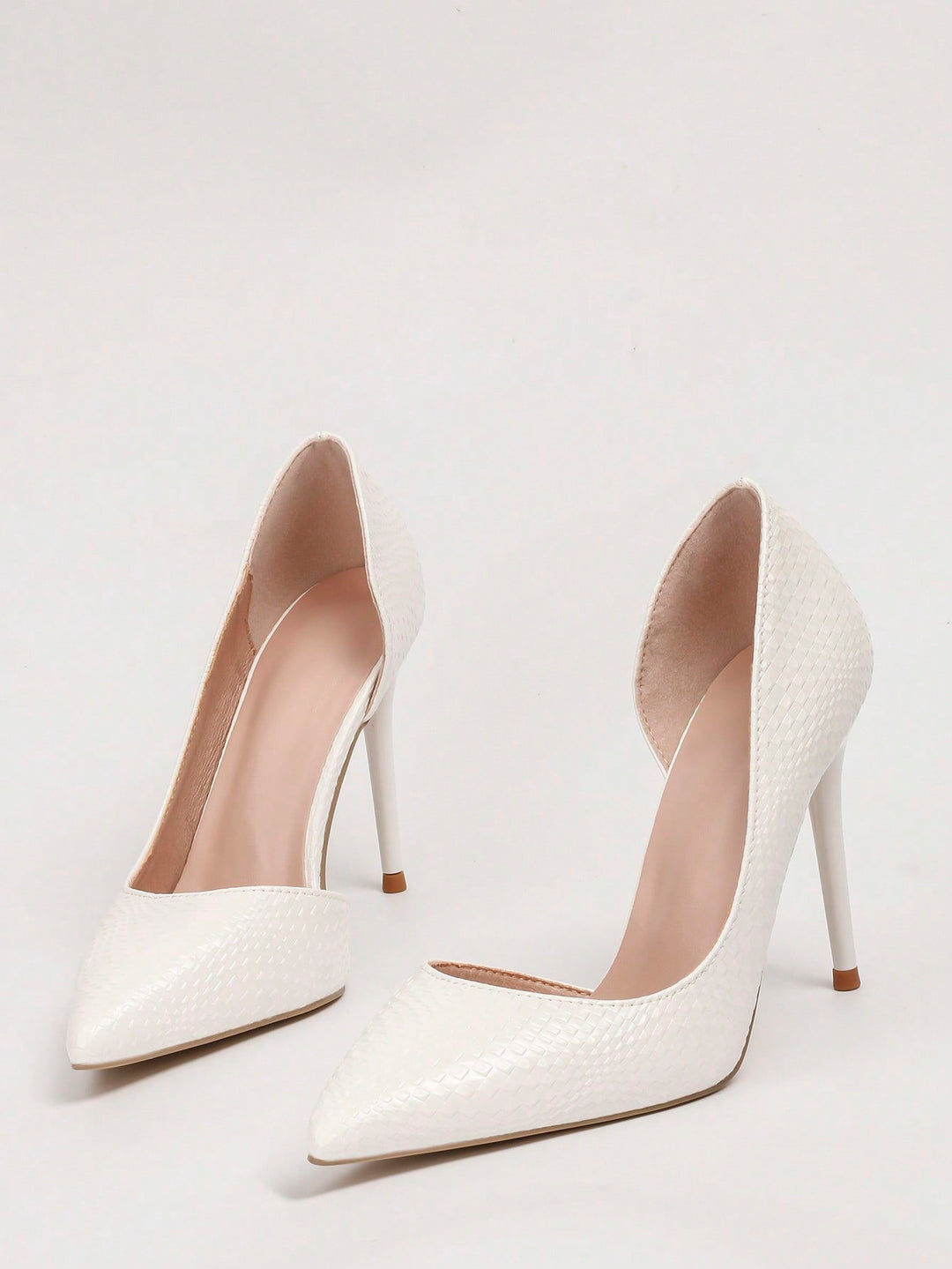 SHEIN high heels, white