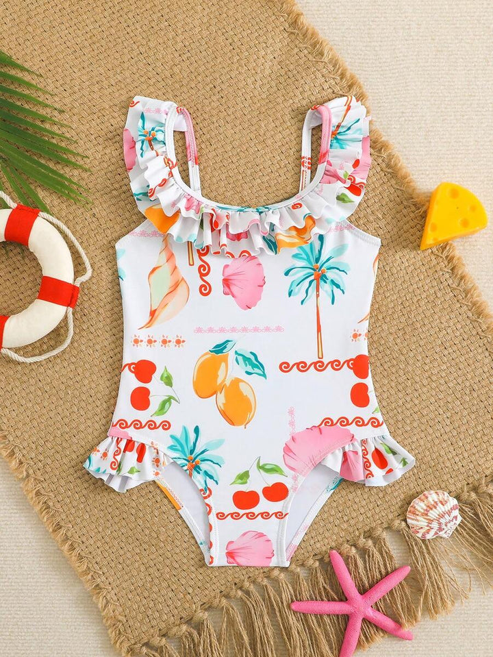 Costum de baie SHEIN, mix culori