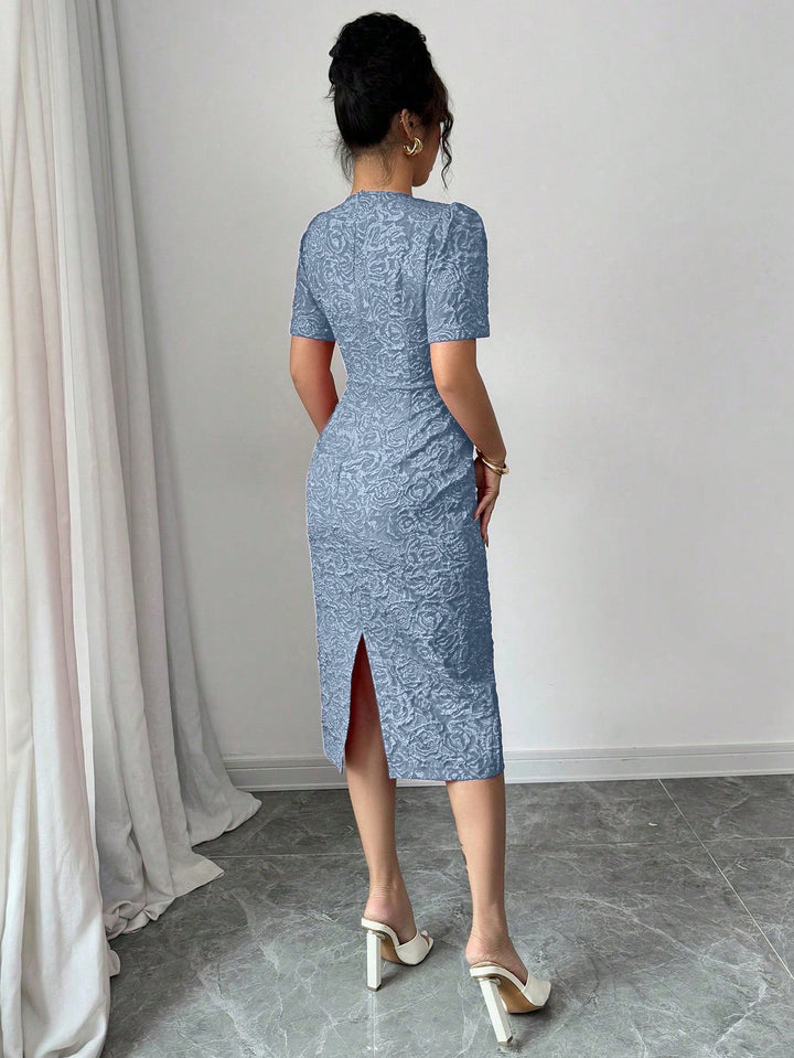 Rochie midi SHEIN, albastru
