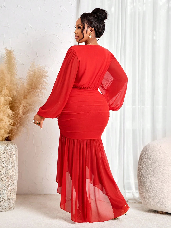 Rochie midi SHEIN, roșu